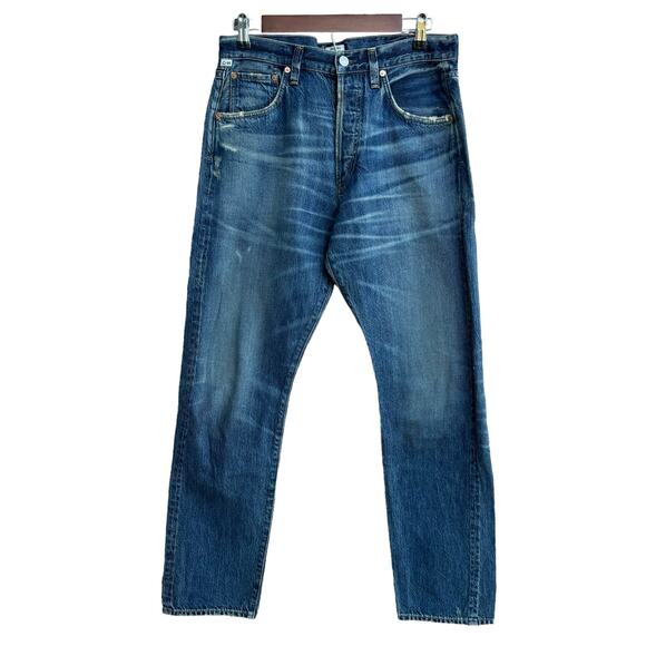 New Citizens of Humanity Men Premium Vintage Rowan Relaxed Slim Fit Jeans 31